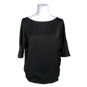 Unisex Benetton - Lühikeste käistega pluus, suurus 38 - Must (1)