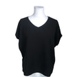 Unisex Opus - Lühikeste käistega pluus, suurus 38 - Must ()