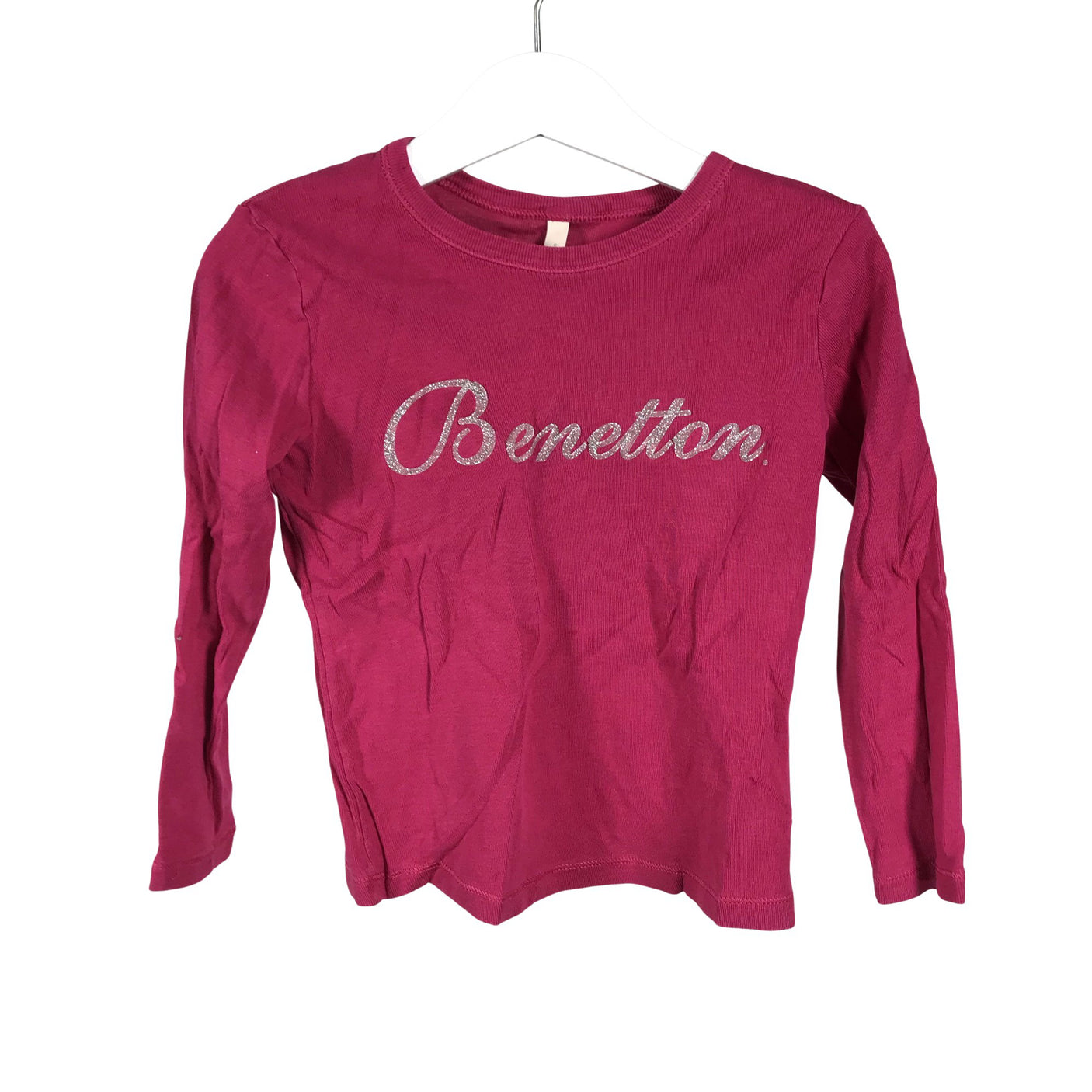Unisex Benetton - Trikotaažist pluus, suurus 98 - 104 - Roosa (1)
