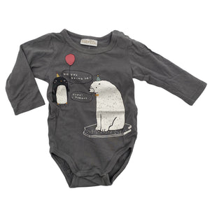 Unisex Lindex - Bodi, suurus 56 - 62 - Hall (1)