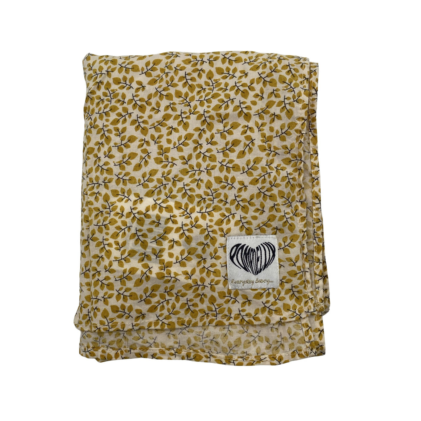 Unisex POMPdeLUX - Õhuke sall, suurus Midi - Kollane (1)