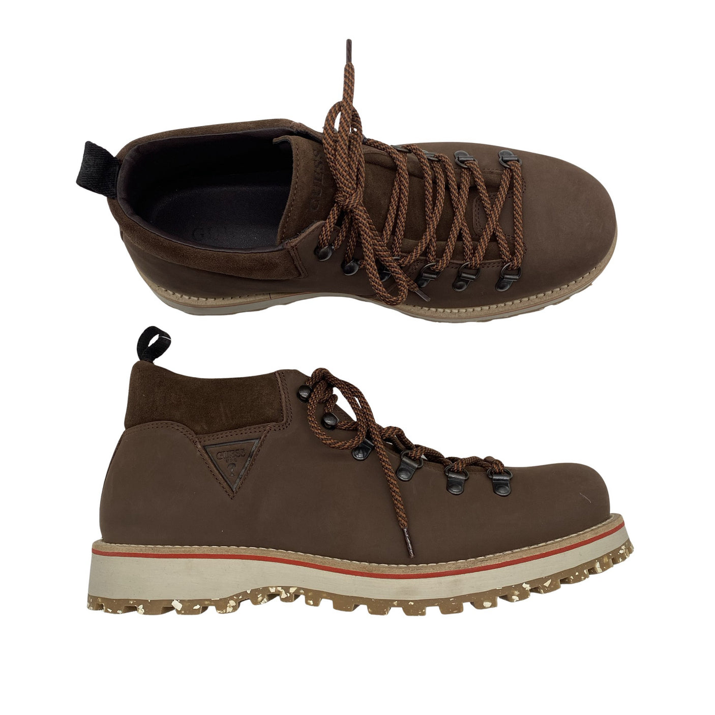 Unisex Guess - Poolsaapad, suurus 43 - Pruun (1)