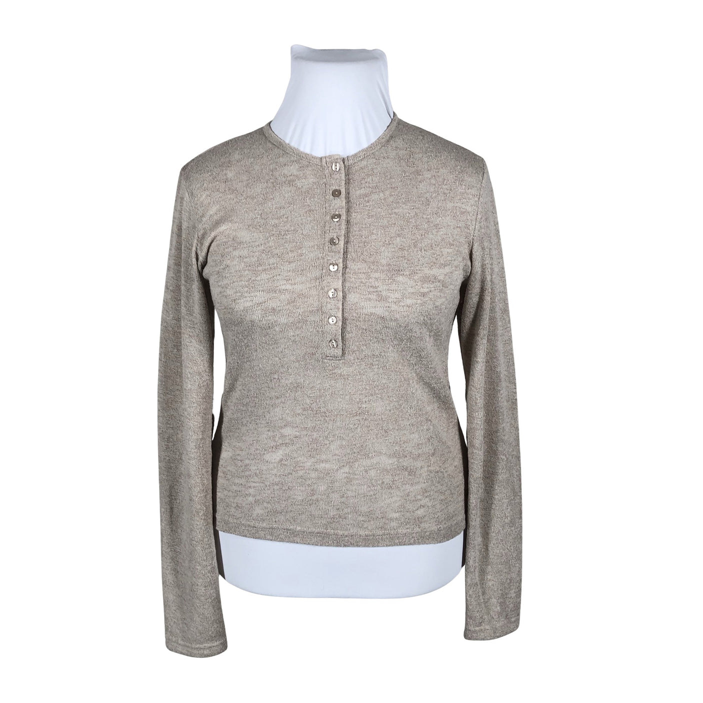 Unisex Guaja - Trikotaažist pluus, suurus 44 - Beige (1)