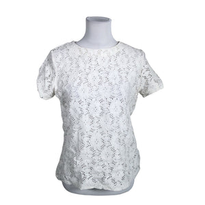 Unisex Lauren Ralph Lauren - Lühikeste käistega pluus, suurus 40 - Valge (1)