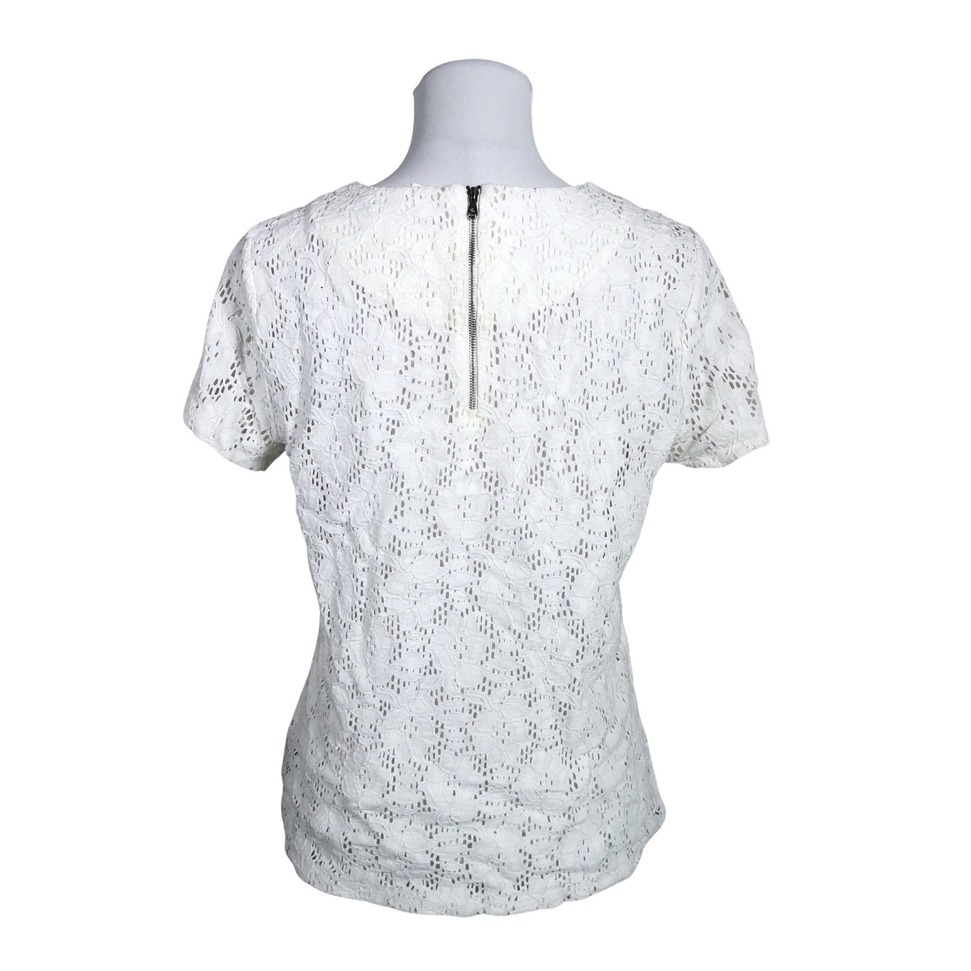 Unisex Lauren Ralph Lauren - Lühikeste käistega pluus, suurus 40 - Valge (2)