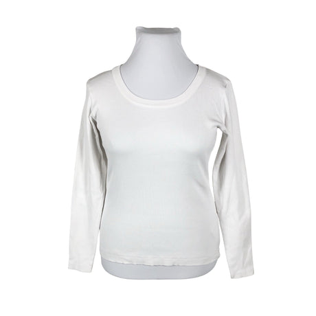 Unisex NOSH - Trikotaažist pluus, suurus 42 - Valge ()