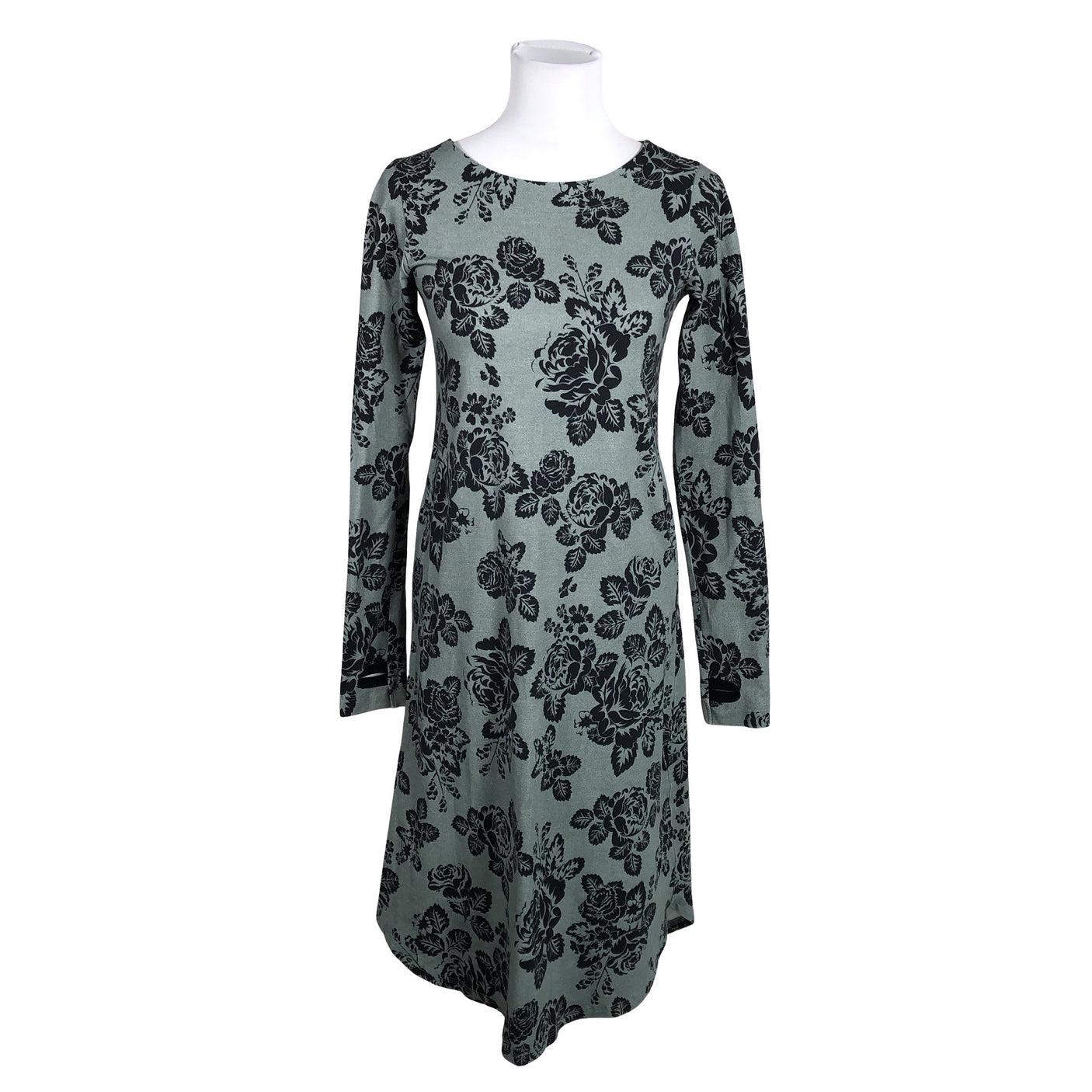 Unisex Ommellinen - Trikotaažist kleit, suurus 36 - Roheline (1)