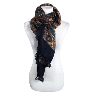 Unisex A+more - Õhuke sall, suurus Maxi - Sinine (1)