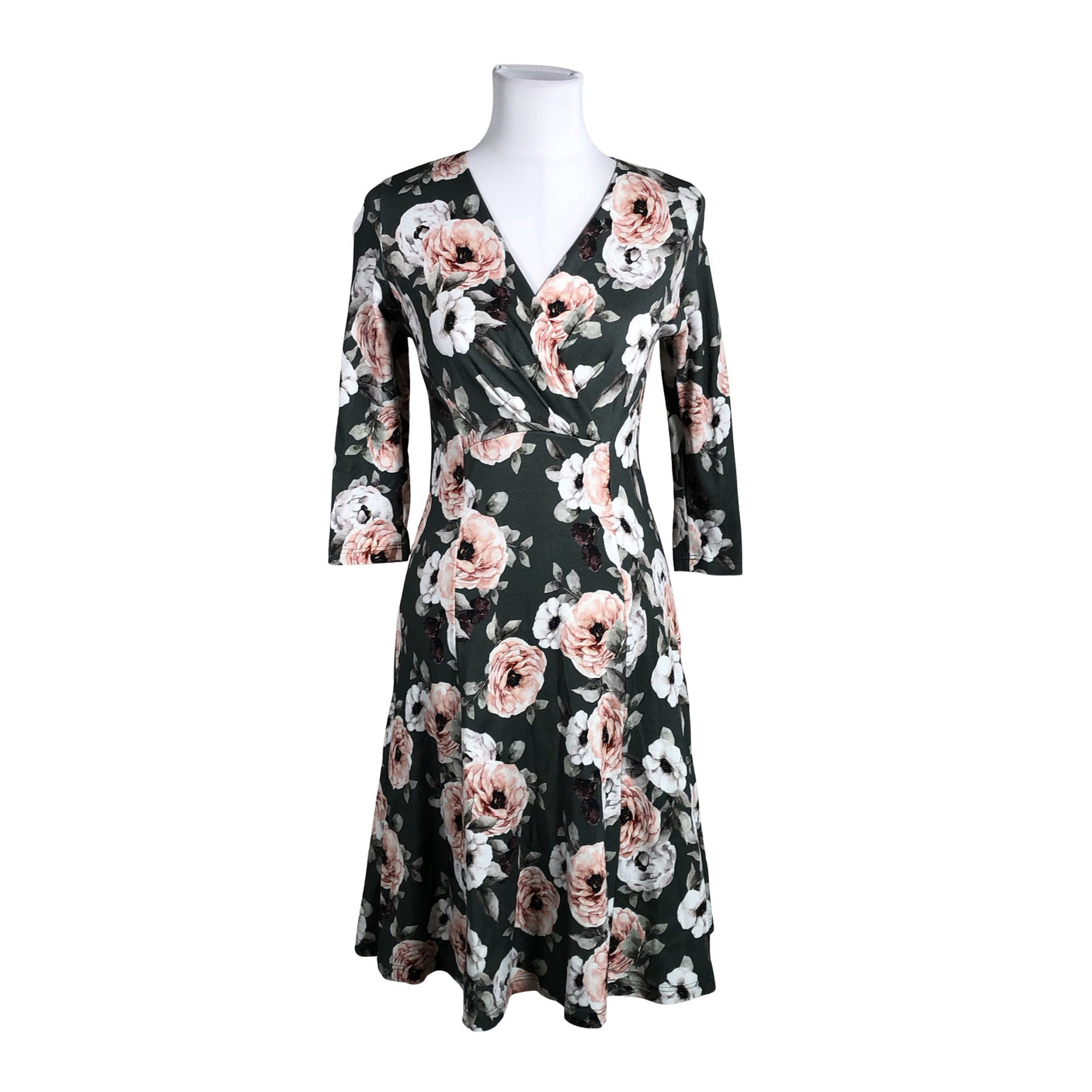 Unisex Melli - Trikotaažist kleit, suurus 36 - Roheline (1)