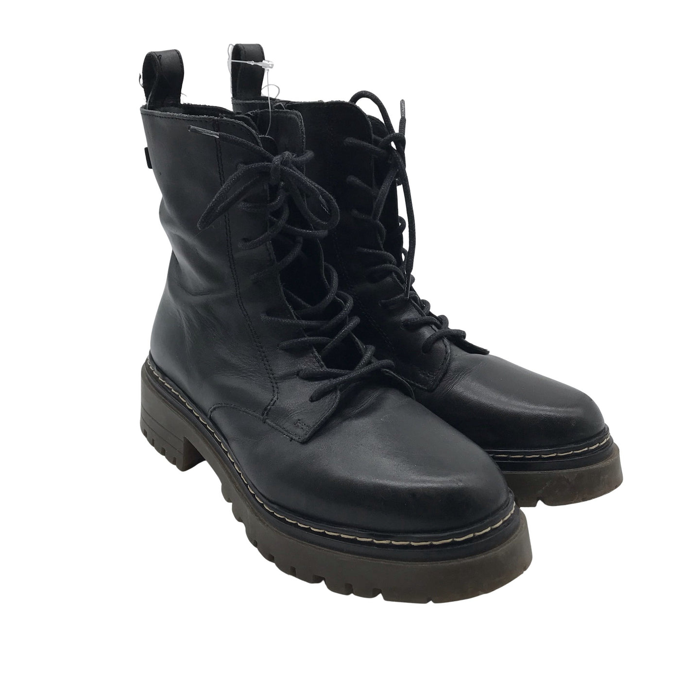 Unisex Ulanka - Nööridega saapad, suurus 40 - Must (2)