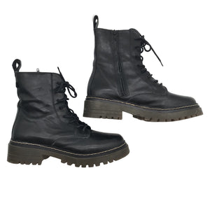 Unisex Ulanka - Nööridega saapad, suurus 40 - Must (1)