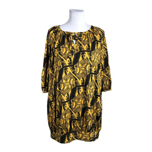 Unisex Nanso - Trikotaažist tuunika, suurus 36 - Kollane (1)