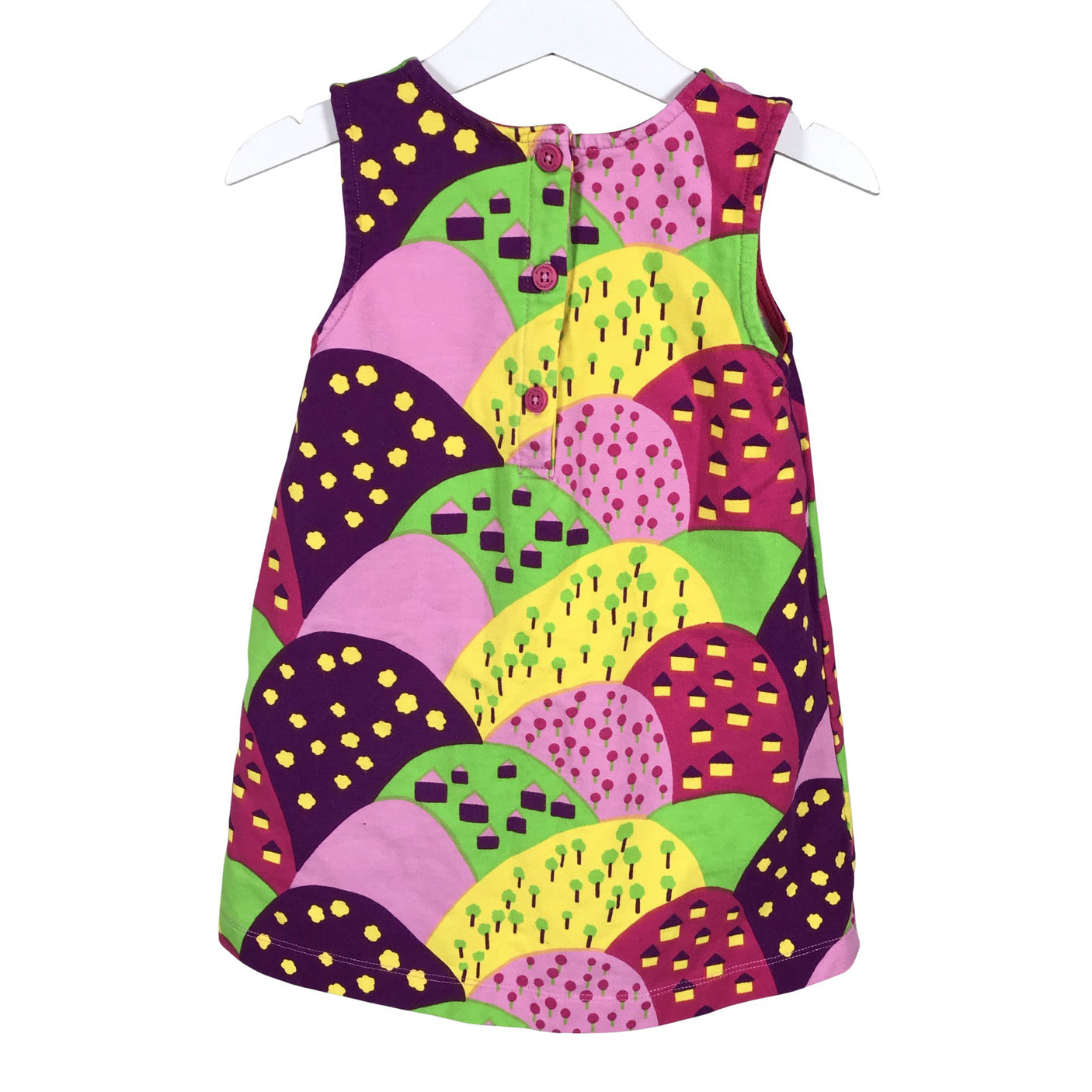 Unisex Marimekko - Trikotaažist kleit, suurus 92 - 98 - Heleroosa (2)