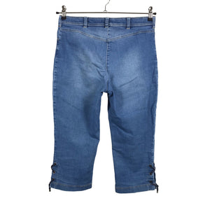 Unisex Voglia - Teksast poolpikad püksid, suurus 36 - Sinine (2)