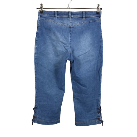 Unisex Voglia - Teksast poolpikad püksid, suurus 36 - Sinine (2)