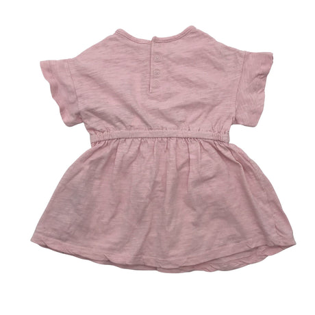 Unisex Guess - Trikotaažist kleit, suurus 74 - 80 - Heleroosa (2)