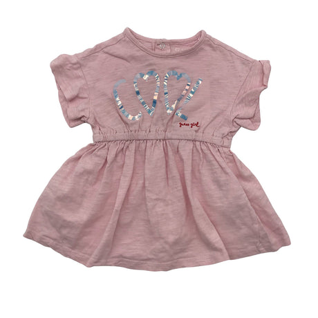 Unisex Guess - Trikotaažist kleit, suurus 74 - 80 - Heleroosa ()