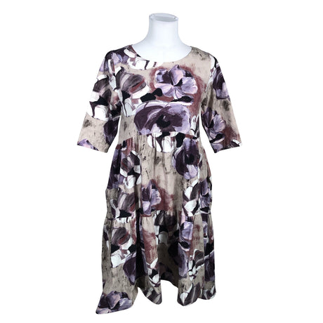 Unisex Puuvillatehdas - Trikotaažist kleit, suurus 34 - Lilla ()