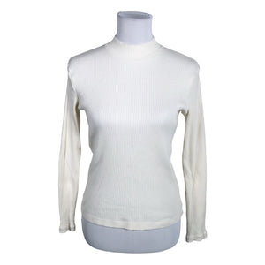 Unisex Uniqlo - Trikotaažist pluus, suurus 38 - Looduslik valge (1)