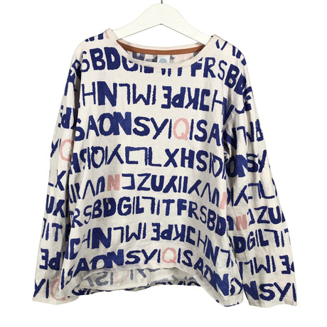 Unisex Sanetta - Trikotaažist pluus, suurus 146 - 152 - Sinine ()