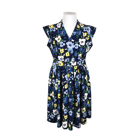 Unisex Lady Vintage - Trikotaažist kleit, suurus 46 - Sinine ()