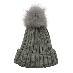 Unisex Beechfield - Talvemüts, suurus 56 - Hall (1)