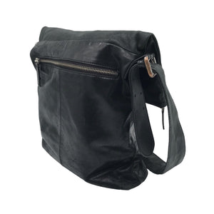 Unisex Wera - Õlakott, suurus Midi - Must (2)