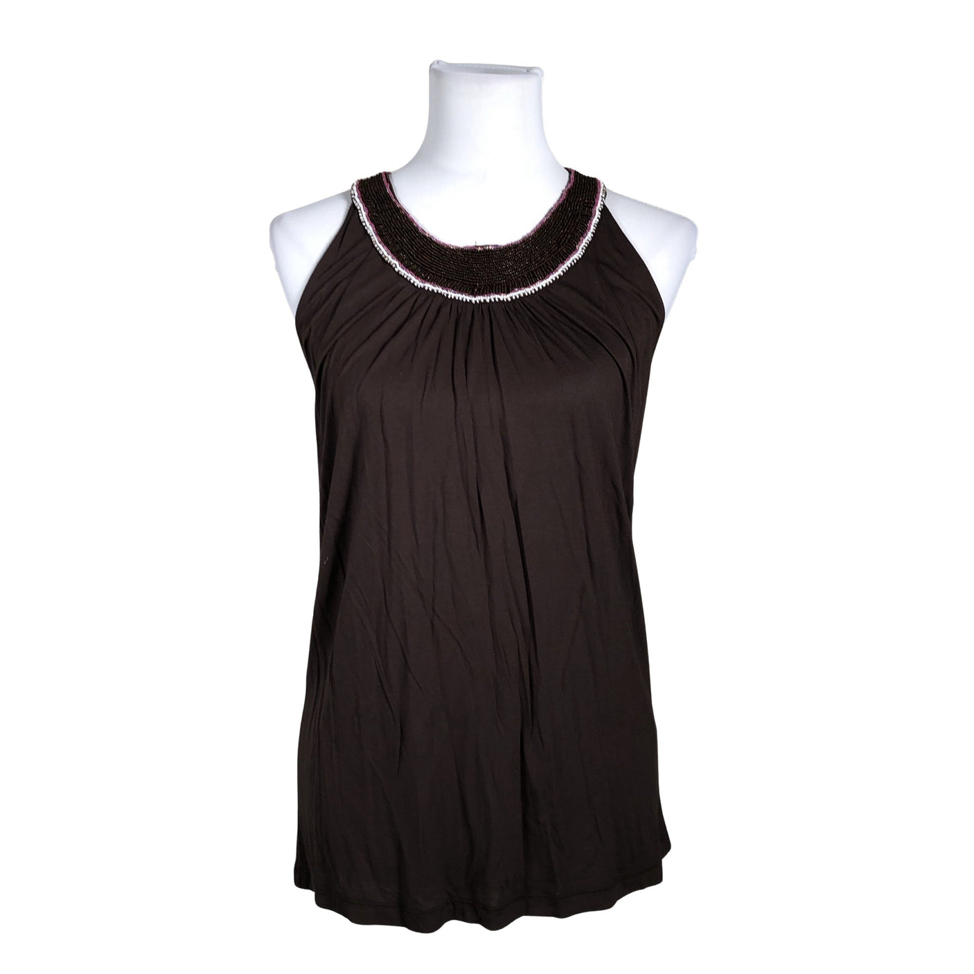 Unisex Laurèl - Trikotaažist topp, suurus 36 - Pruun (1)