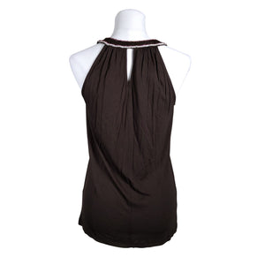 Unisex Laurèl - Trikotaažist topp, suurus 36 - Pruun (2)