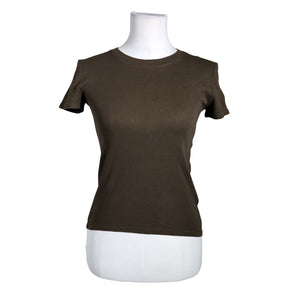 Unisex Massimo Dutti - T-särk, suurus 32 - Pruun (1)