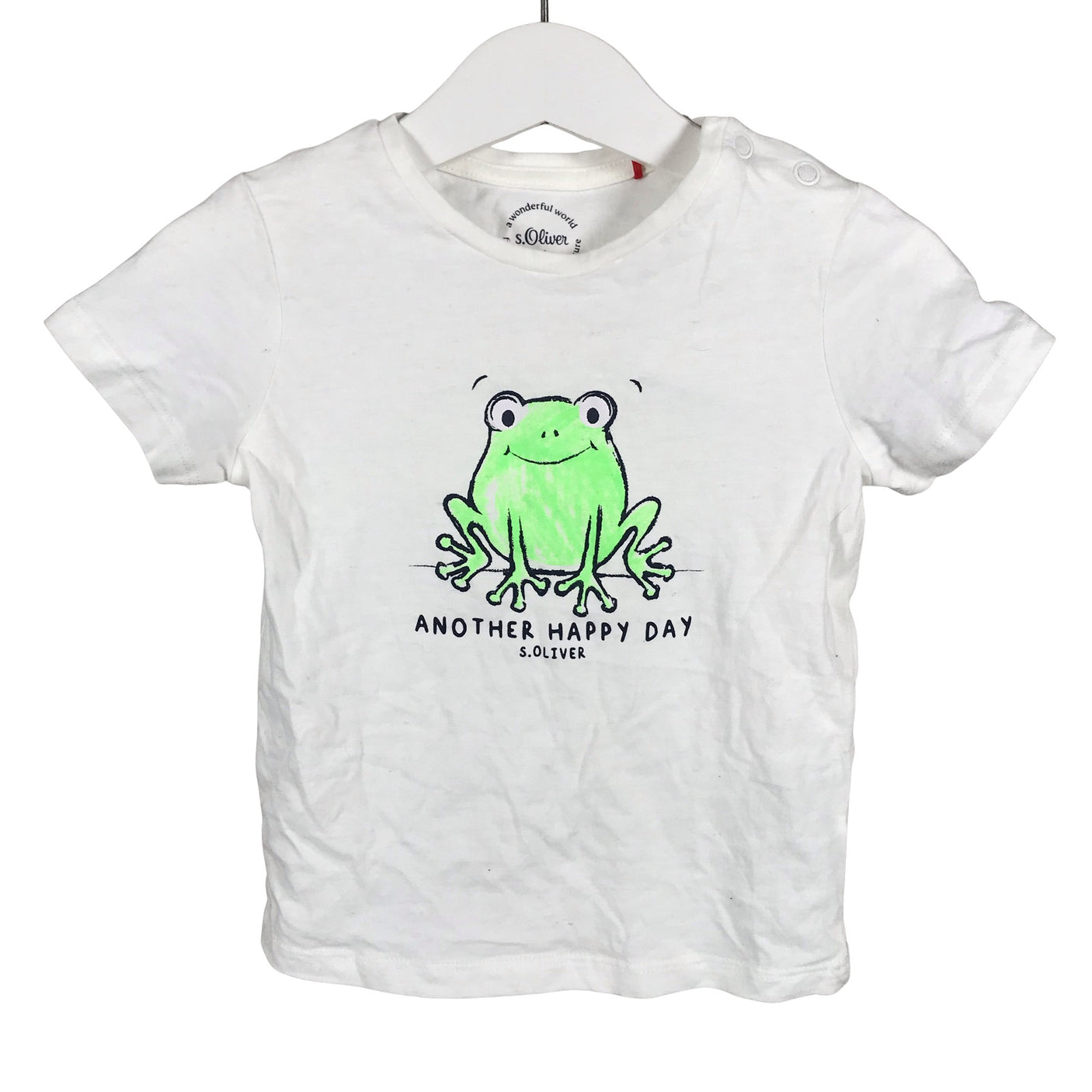 Unisex s.Oliver - T-särk, suurus 86 - 92 - Valge (1)