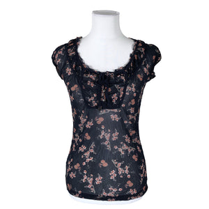 Unisex Mexx - Lühikeste käistega pluus, suurus 40 - Sinine (1)