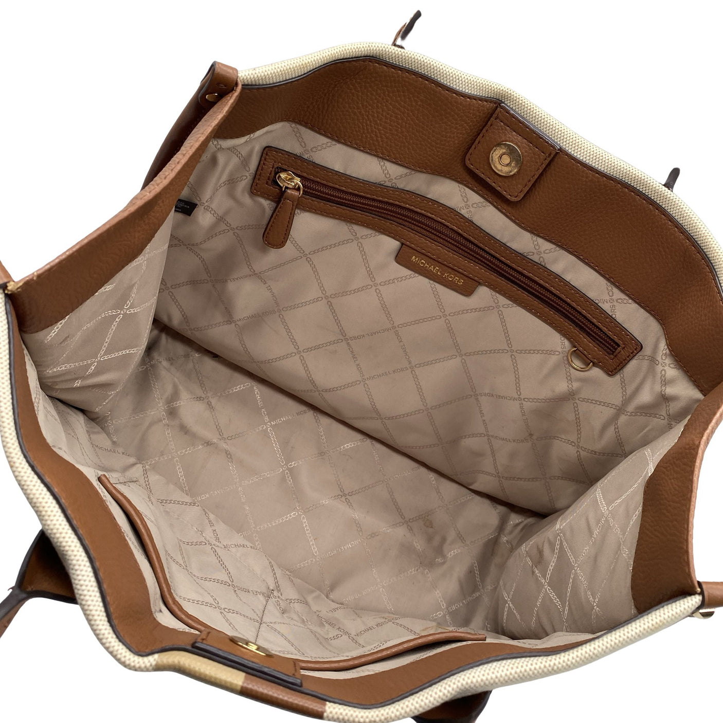 Unisex Michael Kors - Käekott, suurus Midi - Beige (2)