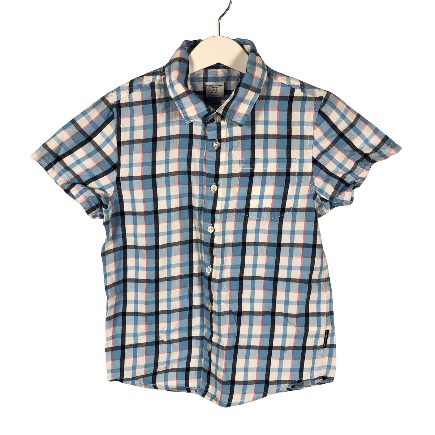 Unisex Polarn O. Pyret - Triiksärk, suurus 128 - 134 - Helesinine (1)
