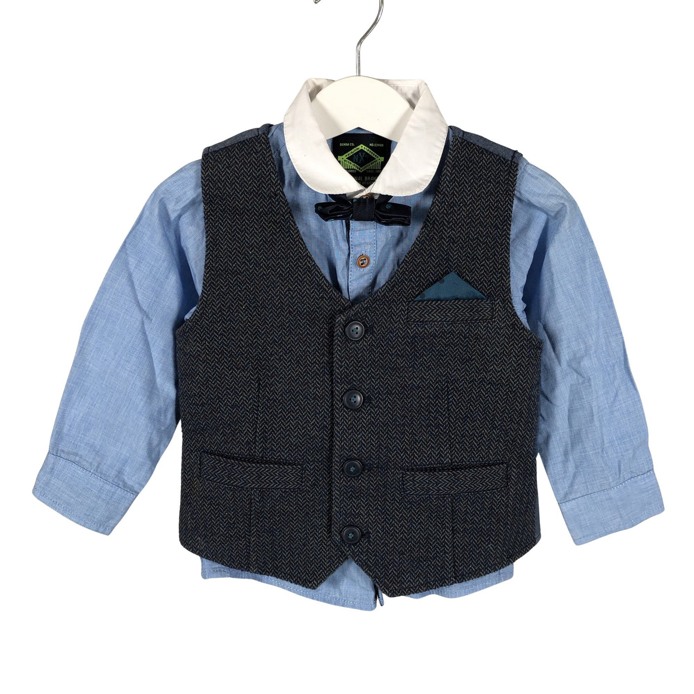 Unisex Next - Triiksärk, suurus 86 - 92 - Helesinine (1)