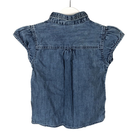 Unisex Polarn O. Pyret - Teksasärk, suurus 98 - 104 - Sinine (2)
