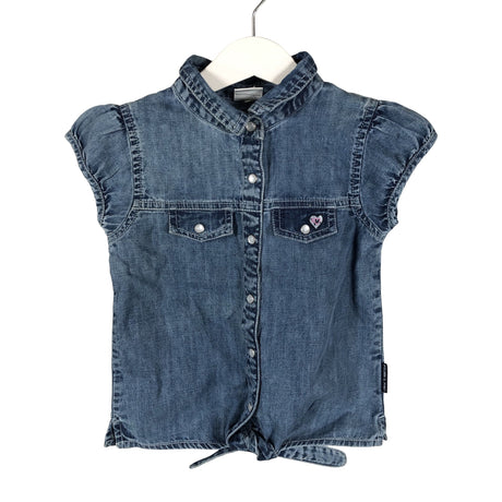 Unisex Polarn O. Pyret - Teksasärk, suurus 98 - 104 - Sinine ()