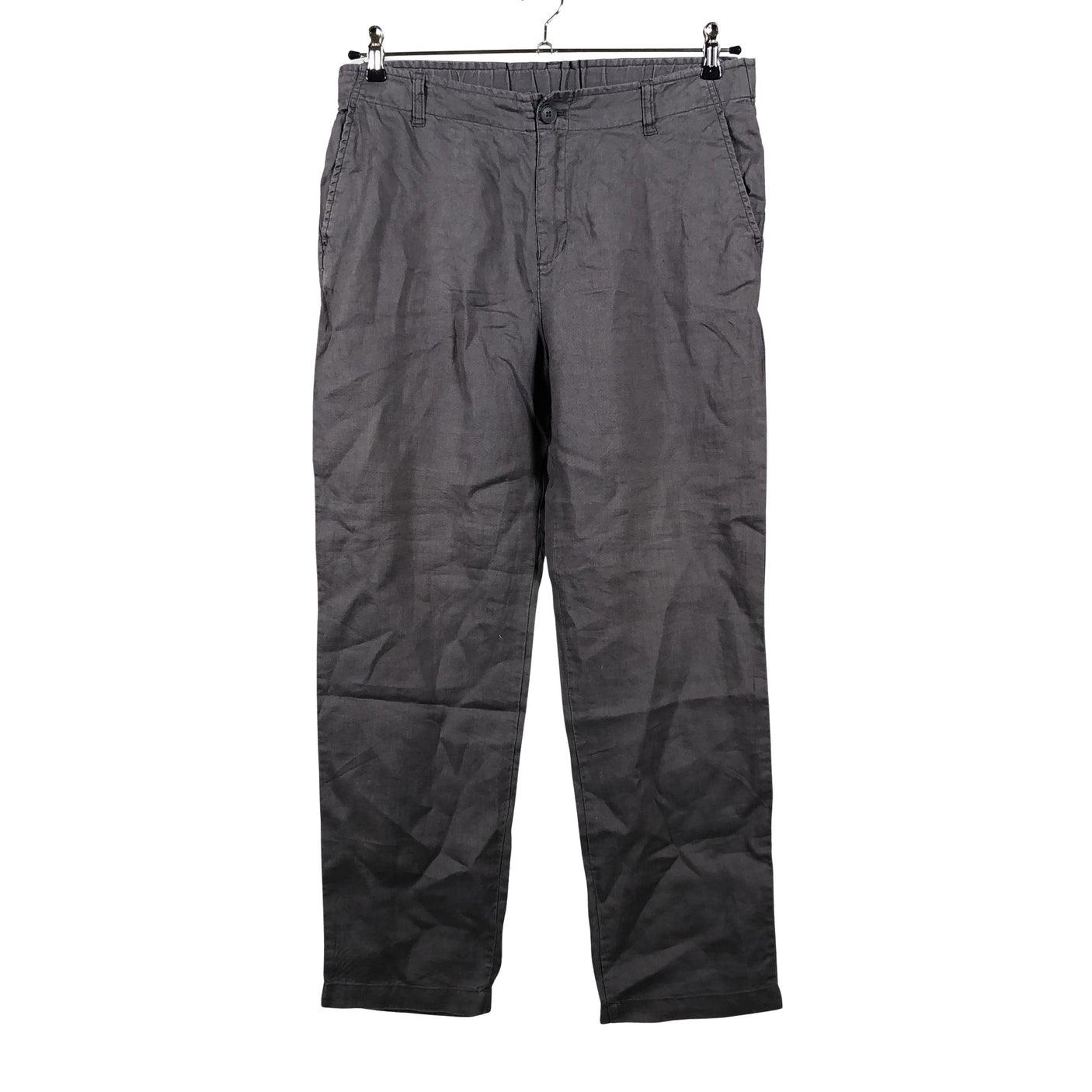 Unisex Muji - Mittevenivad püksid, suurus L - Hall (1)
