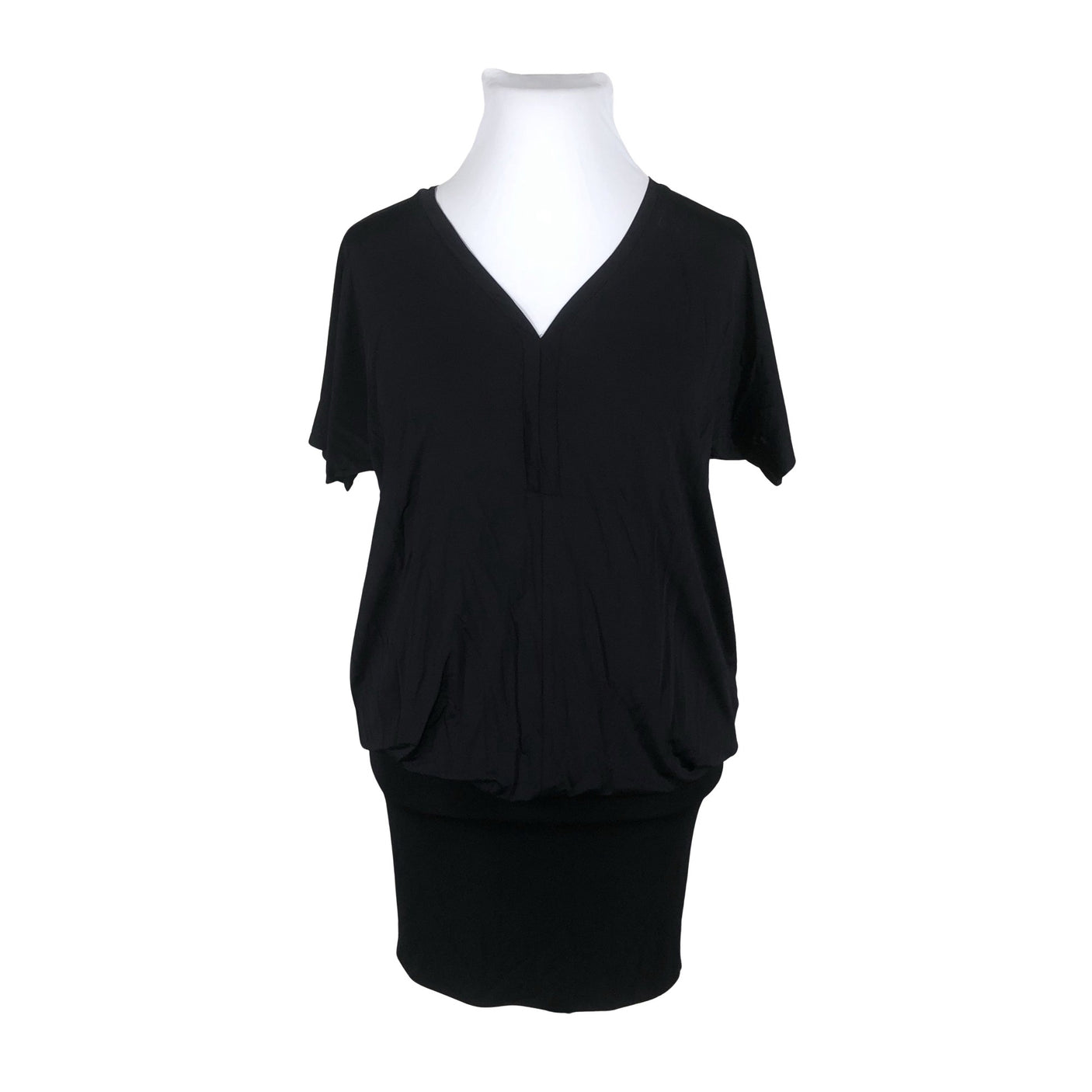 Unisex House of Lola - Trikotaažist kleit, suurus 42 - Must (1)