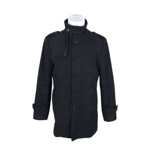 Unisex Selected - Villane mantel, suurus M - Must (1)