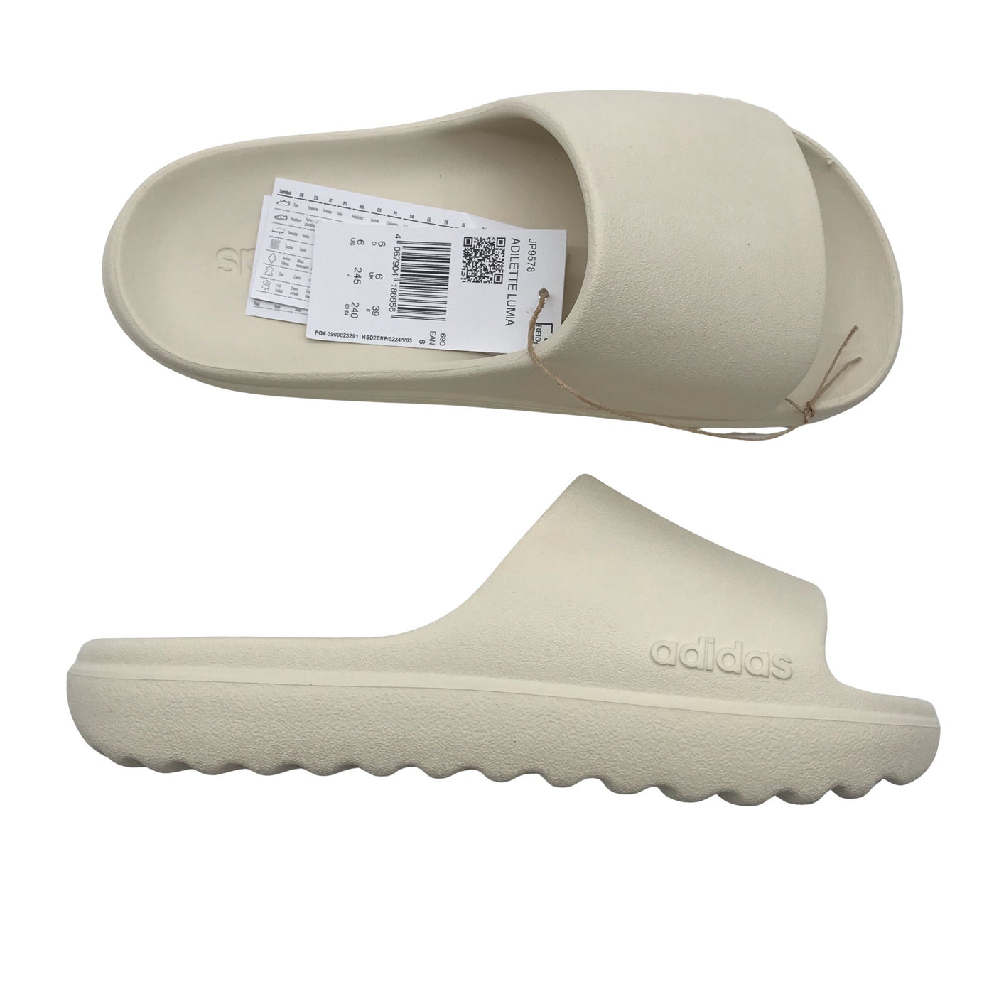 Unisex Adidas - Plätud, suurus 39 - Looduslik valge (1)