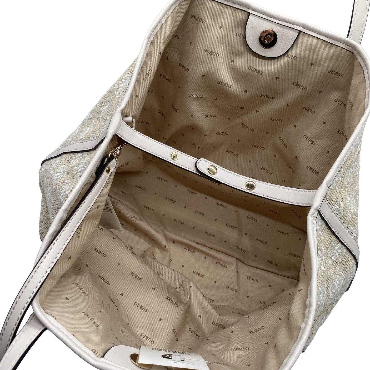 Unisex Guess - Käekott, suurus Maxi - Beige (2)