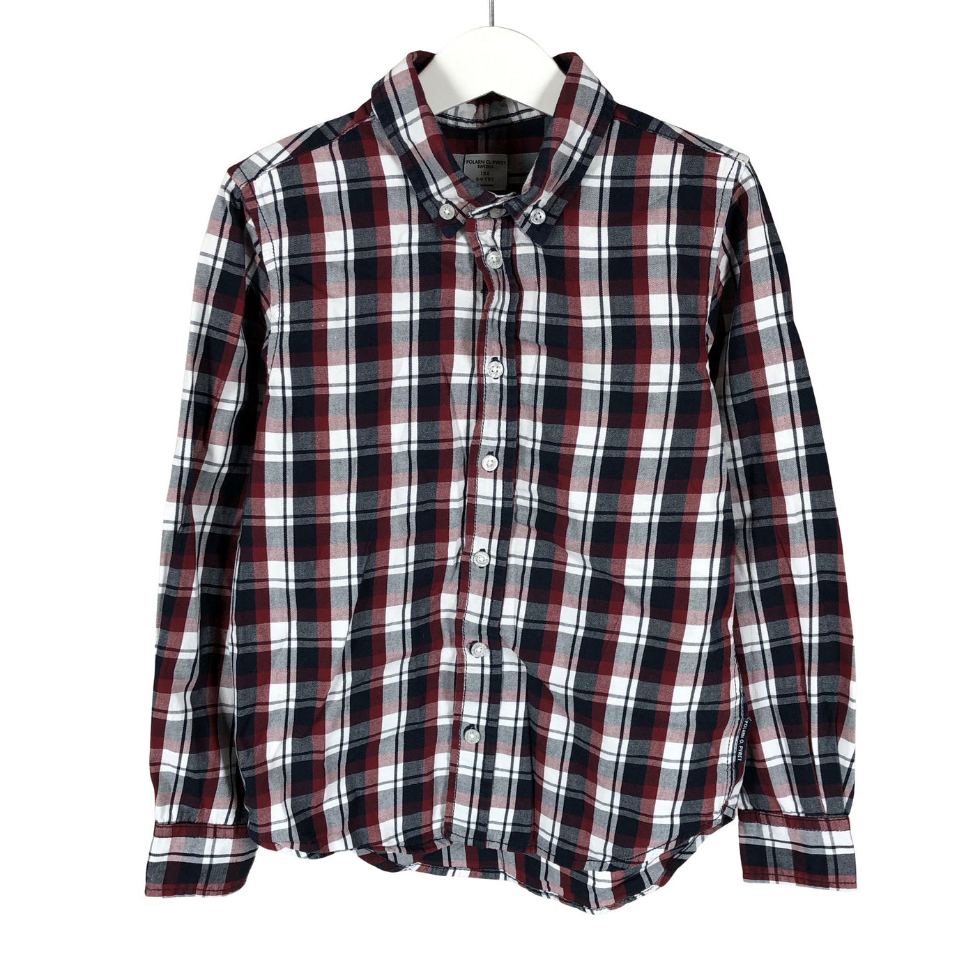Unisex Polarn O. Pyret - Triiksärk, suurus 128 - 134 - Punane (1)