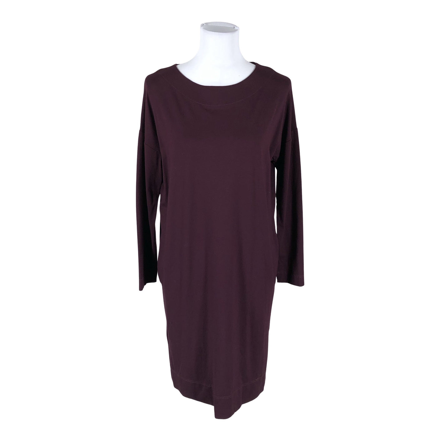 Unisex a la Louko - Trikotaažist kleit, suurus 34 - Veinipunane (1)