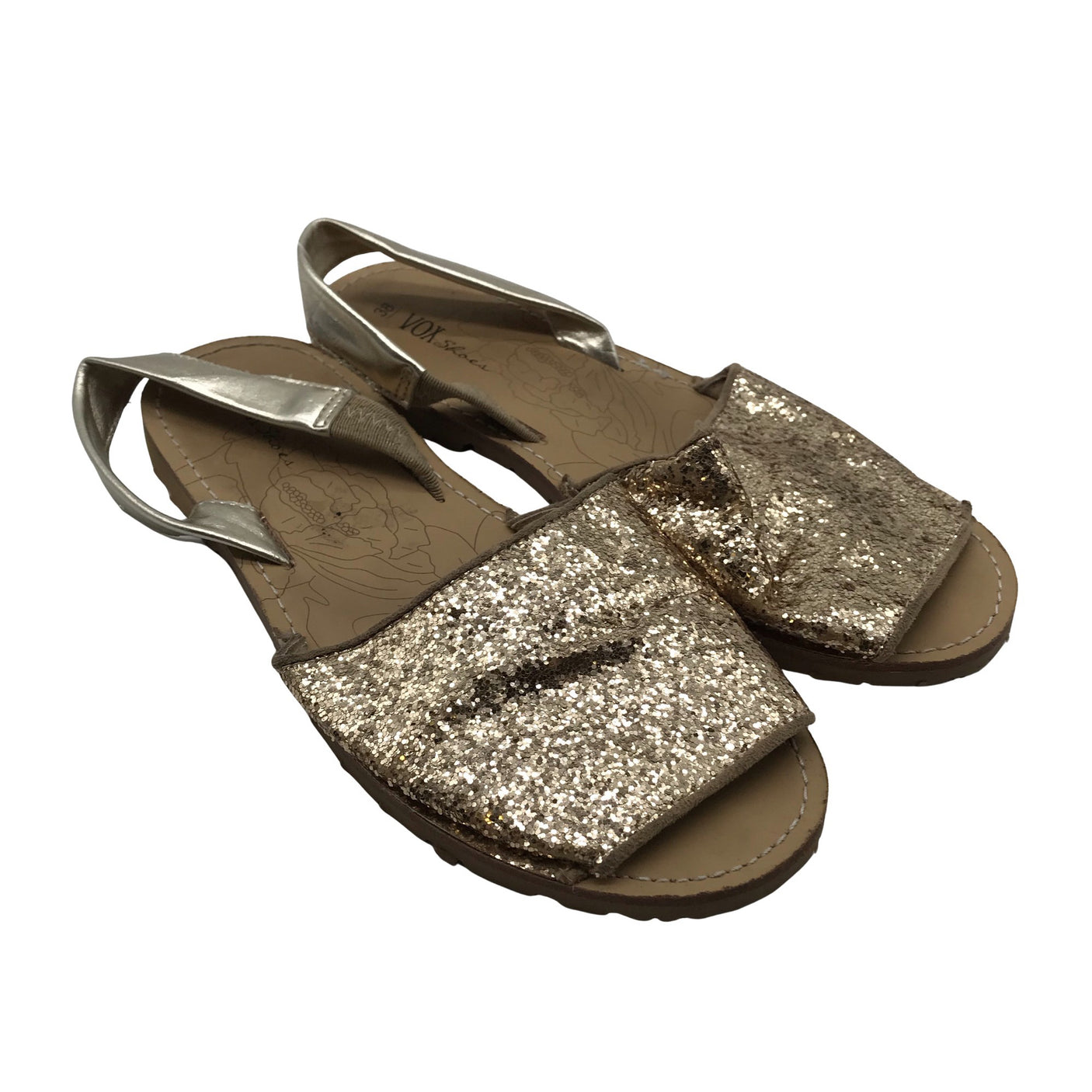 Unisex Vox Shoes - Rihmikud, suurus 38 - Kuld (2)