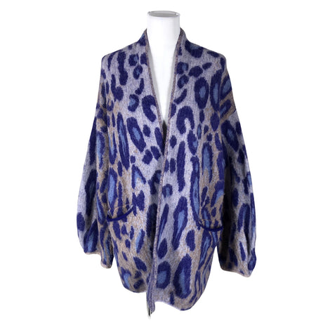 Unisex forte_forte - Kardigan, suurus 36 - Sinine ()