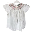 Unisex Coconut - Lühikeste käistega pluus, suurus 158 - 164 - Valge ()