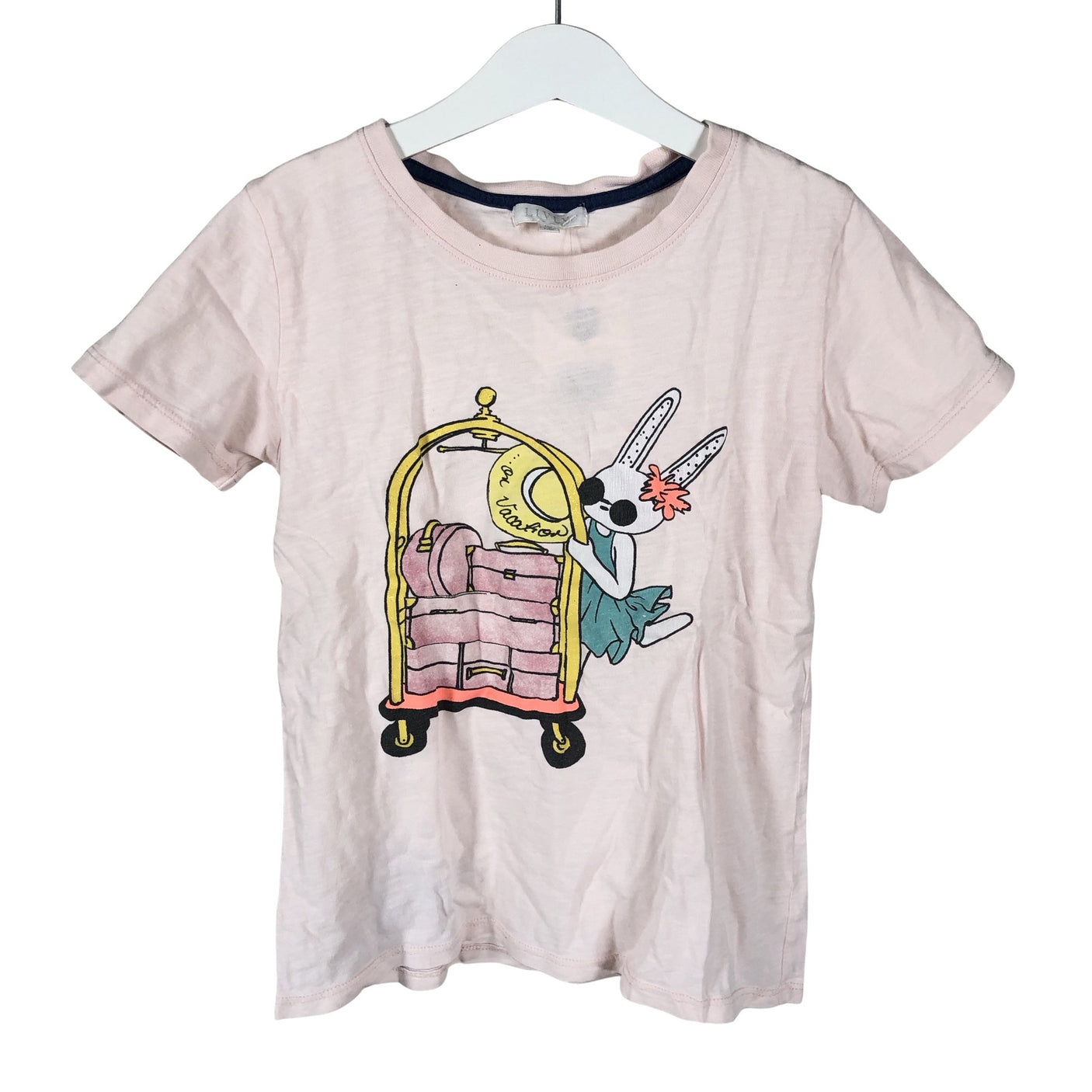 Unisex Livly - T-särk, suurus 122 - 128 - Heleroosa (1)