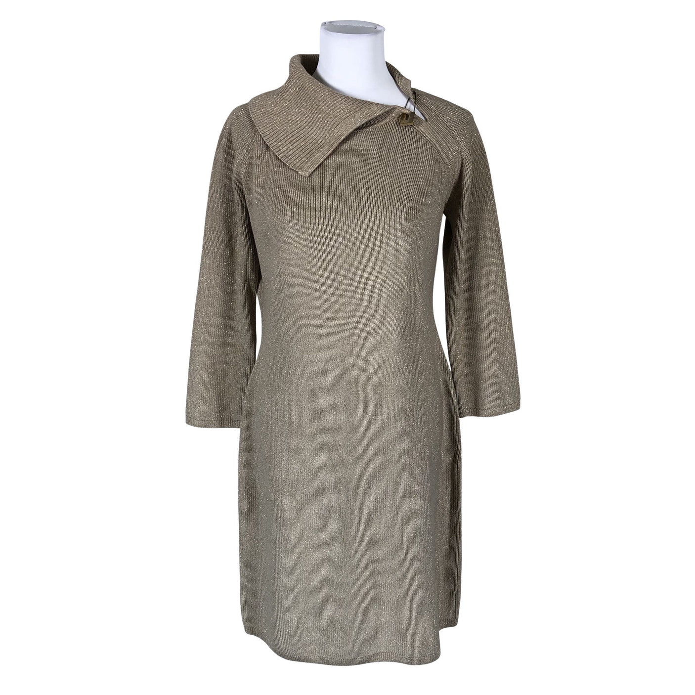 Unisex Calvin Klein - Kootud kleit, suurus 40 - Kuld (1)