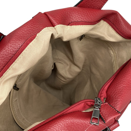 Unisex Brunelli - Käekott, suurus Maxi - Punane (2)